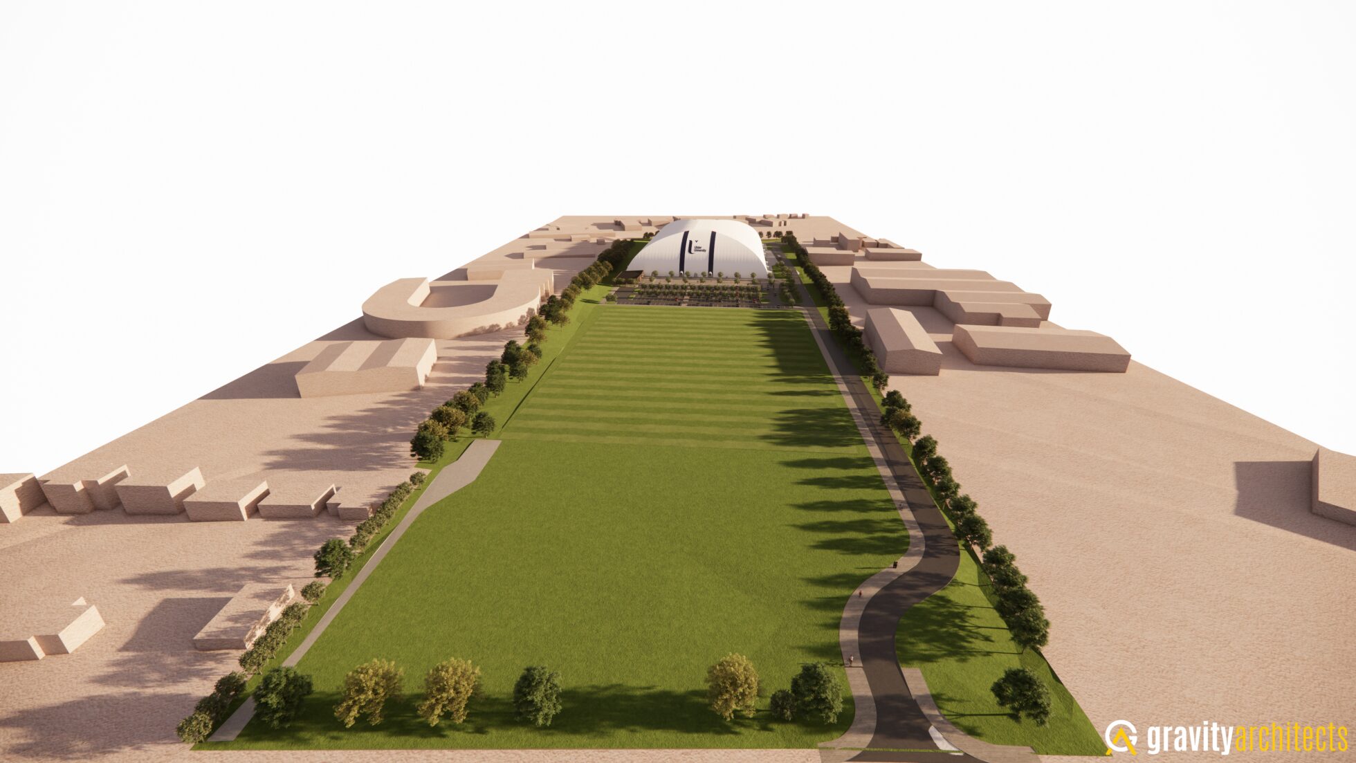 Magee Sports Dome MASTERPLAN 3 D