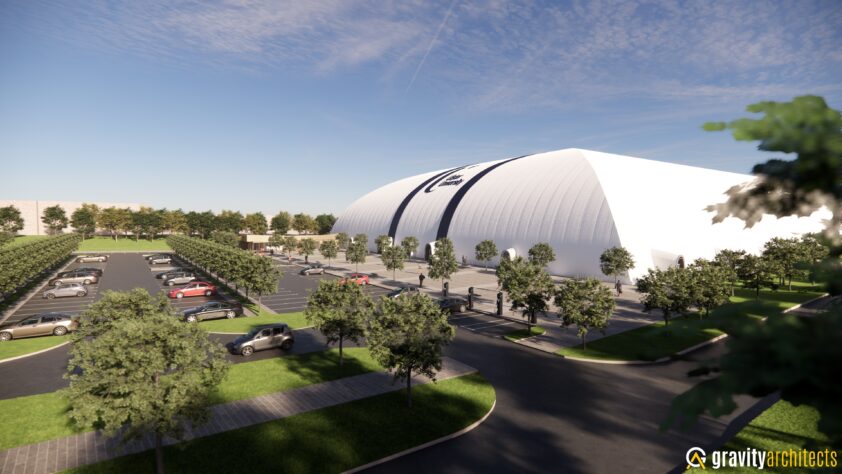 Magee Sports Dome PERSPECTIVE EXTERNAL